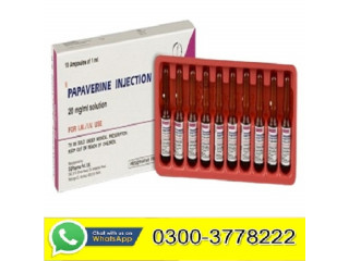 Papaverine Injection Price In Kandhkot - 03003778222