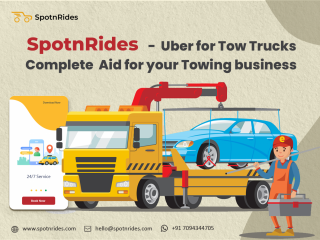 Tow Trucks App Development Services by SpotnRides
