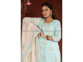 aamayra-fashion-house-sky-blue-stripe-printed-kurti-with-cream-pant-and-shawl-set-for-women-small-3
